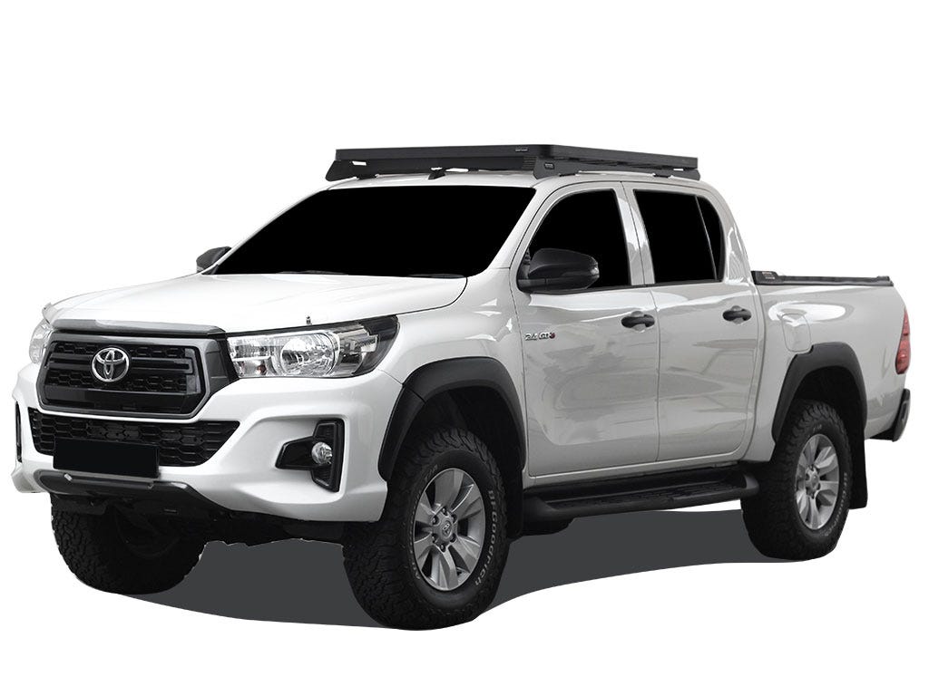 FRONT RUNNER TOYOTA HILUX REVO DC (2016-2021) SLIMLINE II ROOF RACK KIT / LOW PROFILE -KRTH012T
