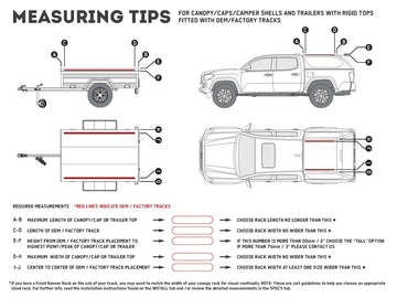 Front Runner Ute Canopy or Trailer with OEM Track Slimline II Rack Kit / Tall / 1475mm(W) X 2368mm(L) -KRCAT71TN