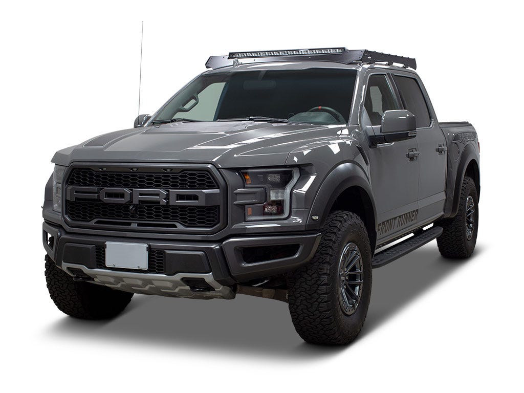 FRONT RUNNER FORD F-150 SUPER CREW (2018-2020) SLIMSPORT ROOF RACK KIT / LIGHTBAR READY -KSFF002T