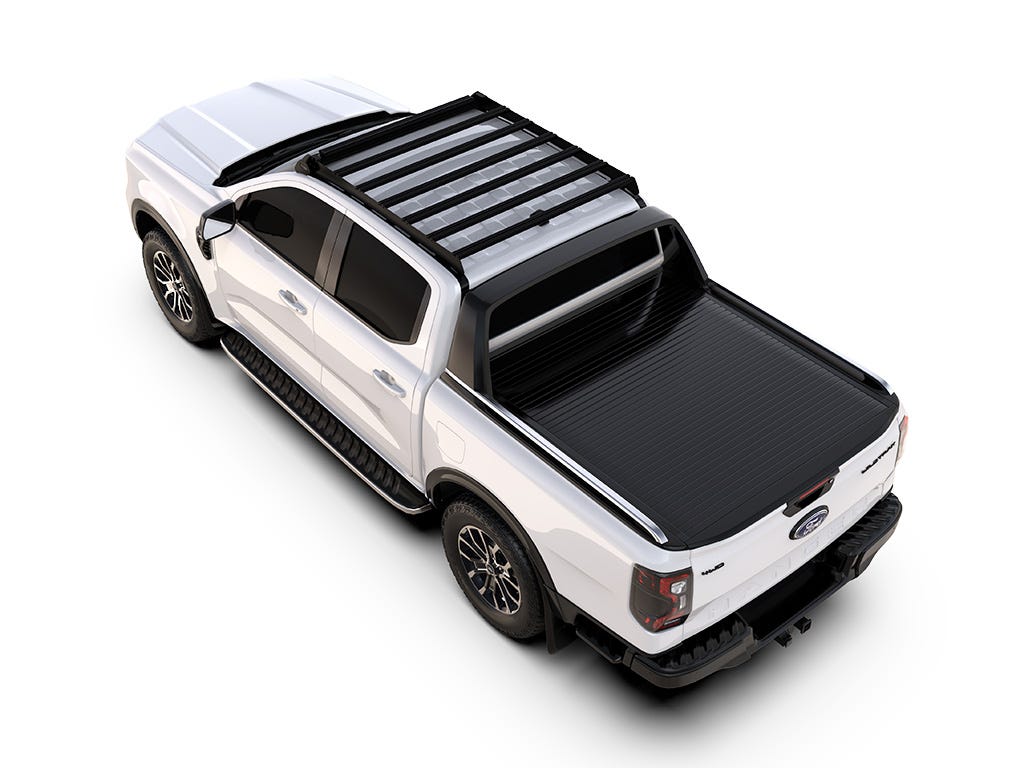 FRONT RUNNER FORD RANGER T6.2 WILDTRAK/RAPTOR DOUBLE CAB (2022-CURRENT) SLIMSPORT ROOF RACK KIT / LIGHTBAR READY -KSFR008T
