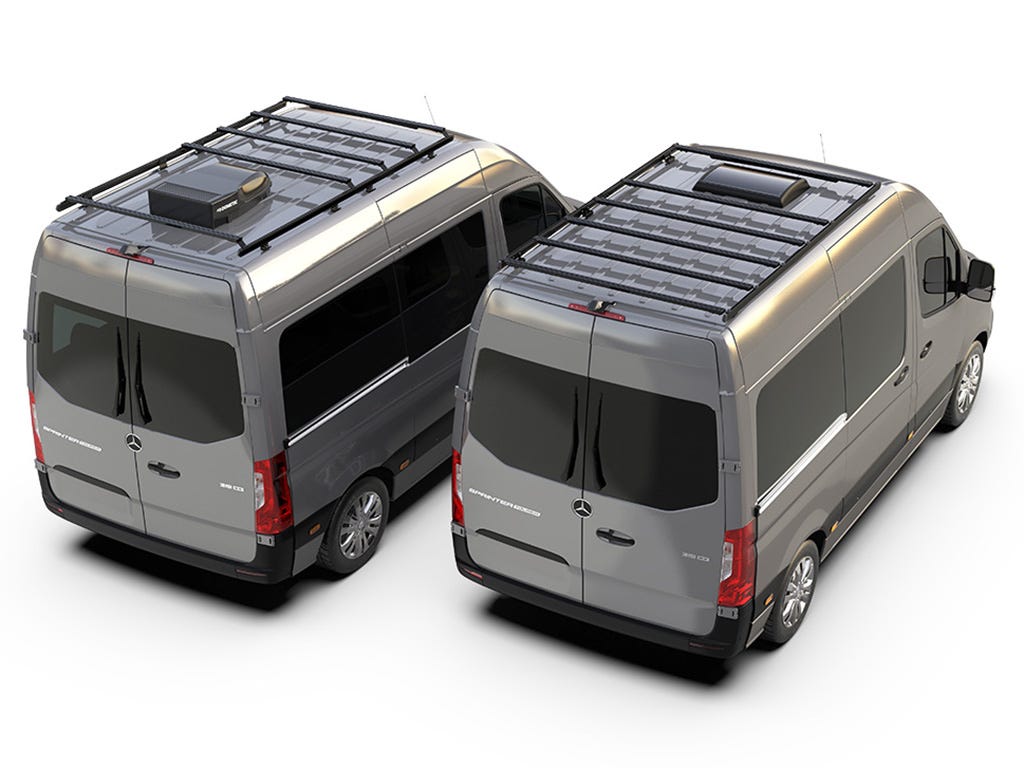 FRONT RUNNER MERCEDES-BENZ SPRINTER (L1H2/128IN SWB/HIGH ROOF) (2006-CURRENT) SLIMPRO VAN RACK KIT -KVMS006T