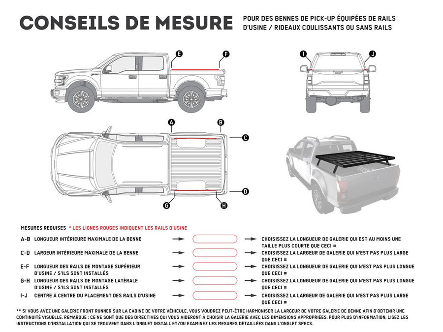 Front Runner Ute Slimline II Load Bed Kit / 1345(W) x 1358(L) -KRLB007T