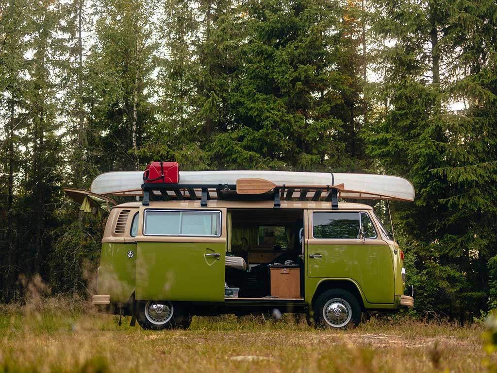 FRONT RUNNER VOLKSWAGEN T2 TRANSPORTER/KOMBI SLIMLINE II ROOF RACK KIT / TALL -KRVK009T