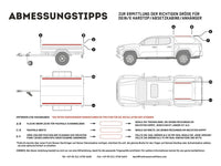 Front Runner Ute Canopy or Trailer with OEM Track Slimline II Rack Kit / Tall / 1165mm(W) X 2772mm(L)