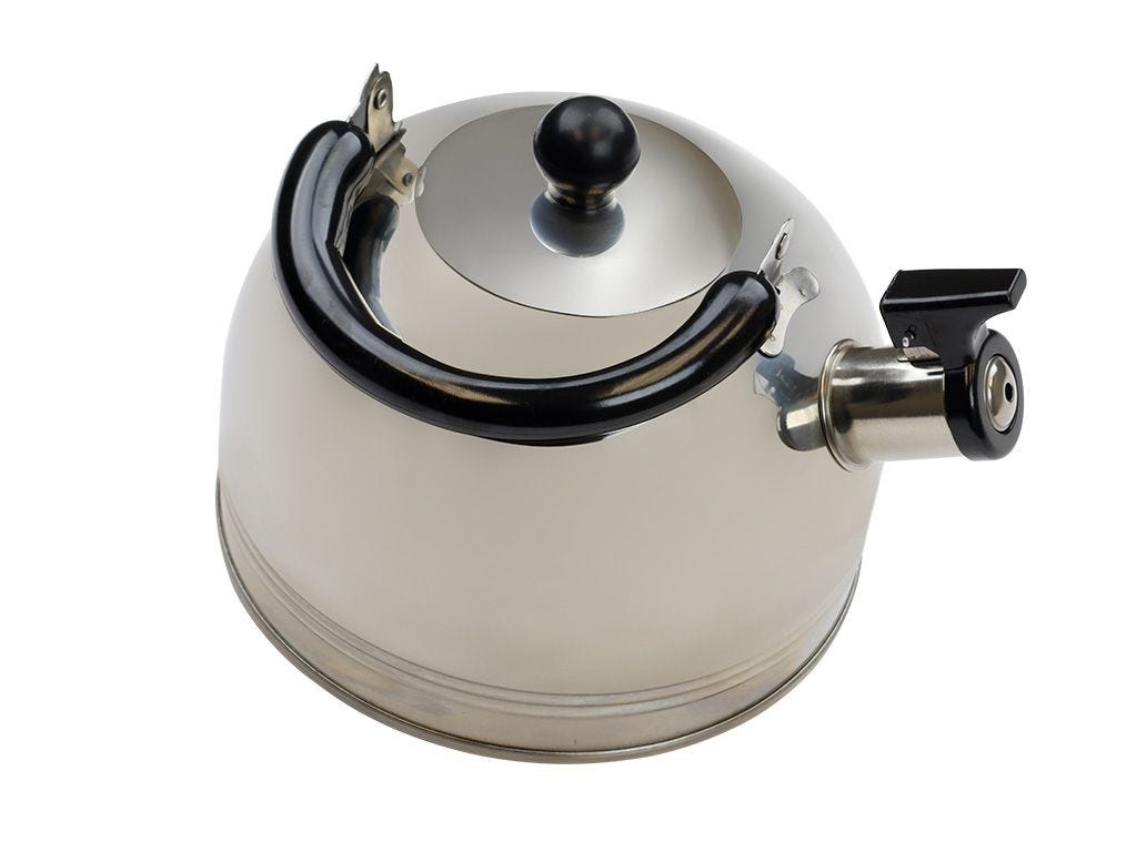 Front Runner Whistling Kettle (2.5l) / Stainless Steel Metallic Finish