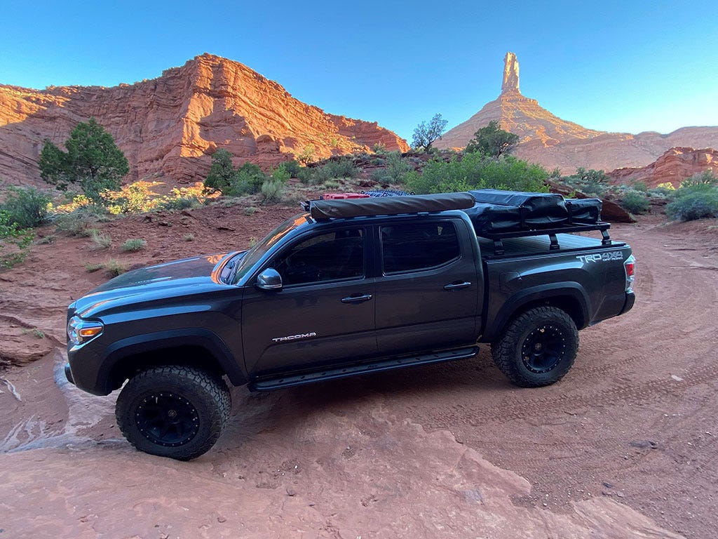 FRONT RUNNER TOYOTA TACOMA (2005-CURRENT) RETRAX SLIMLINE II LOAD BED RACK KIT -KRTT958T