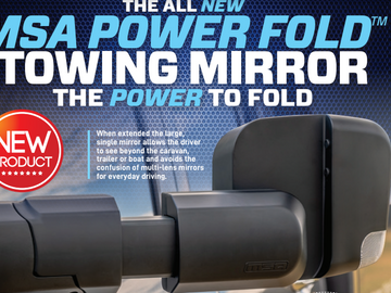 MSA 4X4 Power Fold Towing Mirrors TM1653 Mazda BT50 September 2020-current