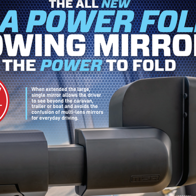 MSA 4X4 Power Fold Towing Mirrors TM1653 Mazda BT50 September 2020-current