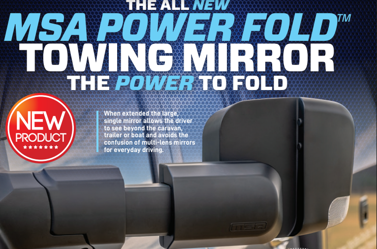 MSA 4X4 POWER FOLD TOWING MIRRORS TM950 ISUZU D-MAX SEPTEMBER 2020-CURRENT