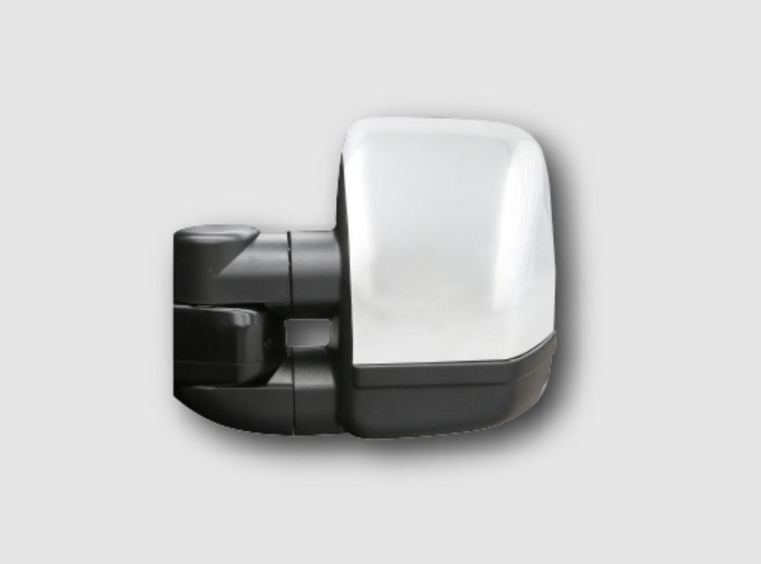 CLEARVIEW Next Gen Tow Mirrors For Toyota Landcruiser 300 Series 2025+ (Heat, Camera, Power Fold, Bsm, Auto Tilt, Indicators) – Chrome CVNG-TL-300S-HV2FSYIEC