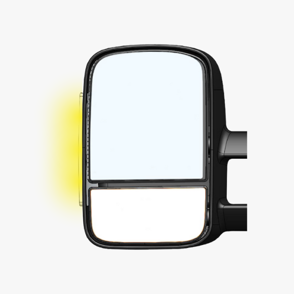 CLEARVIEW BLACK ORIGINAL TOWING MIRRORS HEAT, INDICATORS, ELECTRIC NISSAN PATROL Y62 (WITHOUT FITTED SNORKEL) 2013 - CURRENT-CV-NP-Y62-HIEB