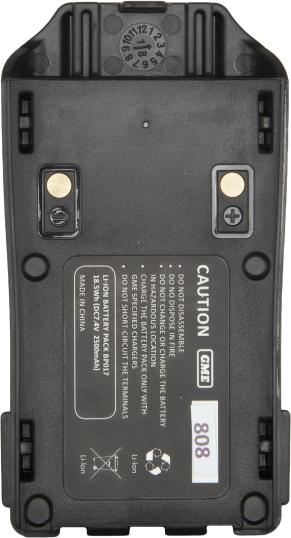 GME 2000Mah Ip67 Li-On Battery Pack - Suit Tx6500S - BP017