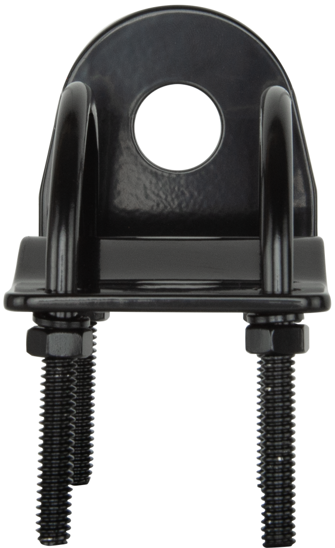 GME RIGHT ANGLE BULL BAR BRACKET - BLACK - MB024B