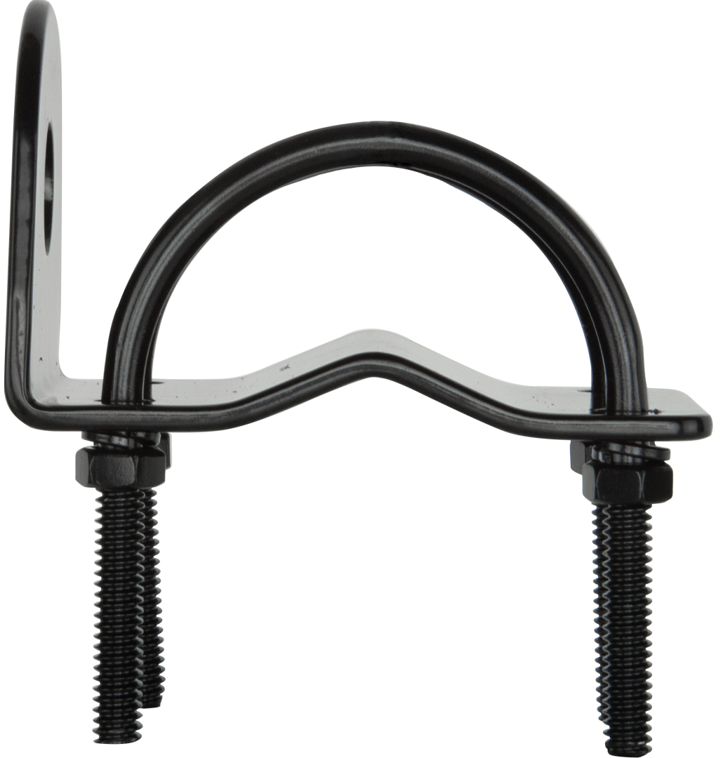 GME RIGHT ANGLE BULL BAR BRACKET - BLACK - MB024B