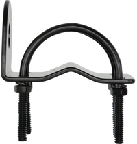 GME RIGHT ANGLE BULL BAR BRACKET - BLACK - MB024B