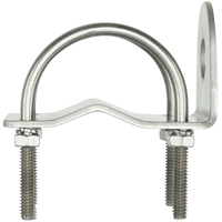 GME RIGHT ANGLE BULL BAR BRACKET - STAINLESS STEEL - MB024SS