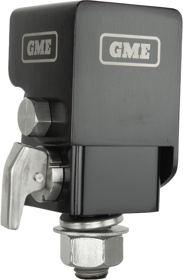 GME Heavy Duty Fold Down Bracket - Black - - MB042B