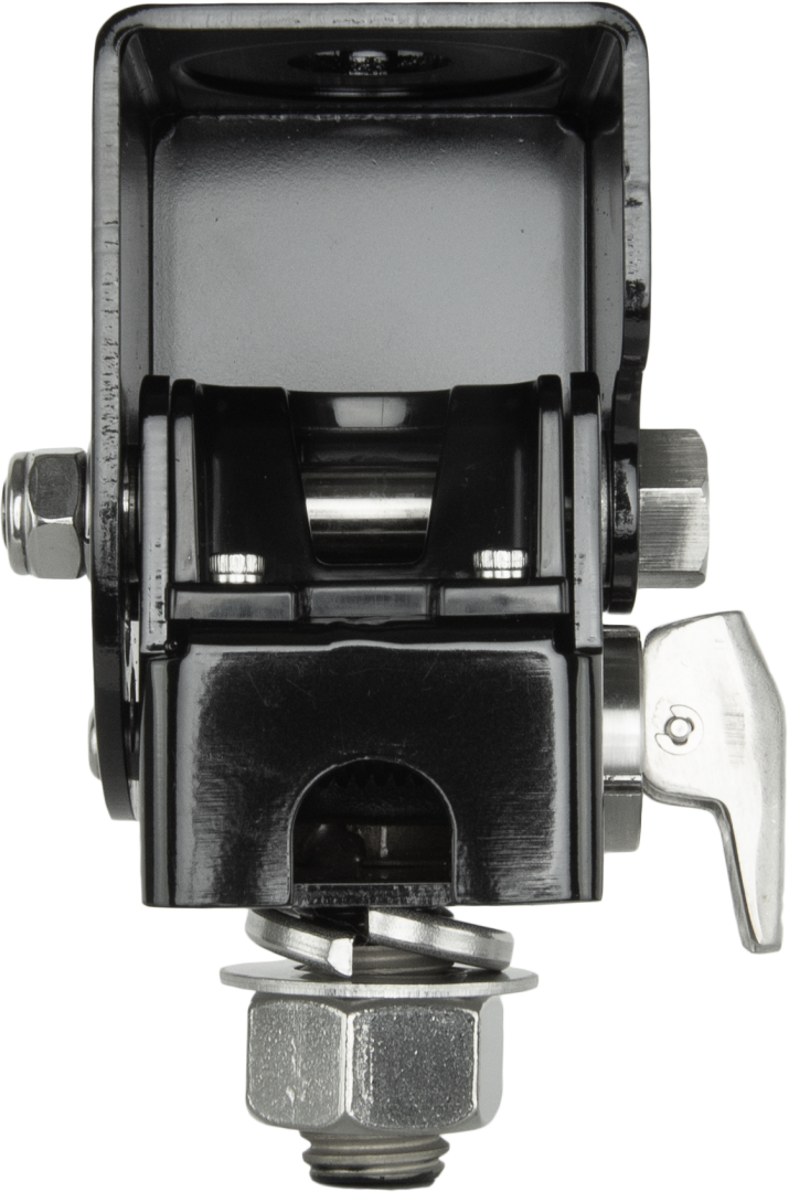 GME Heavy Duty Fold Down Bracket - Black - - MB042B