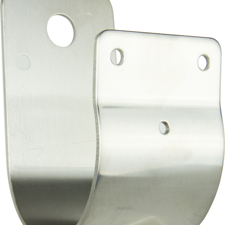 GME 76MM WRAP AROUND BULL BAR BRACKET- STAINLESS STEEL - MB105SS