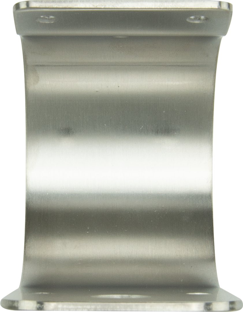 GME 76MM WRAP AROUND BULL BAR BRACKET- STAINLESS STEEL - MB105SS