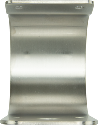 GME 76MM WRAP AROUND BULL BAR BRACKET- STAINLESS STEEL - MB105SS