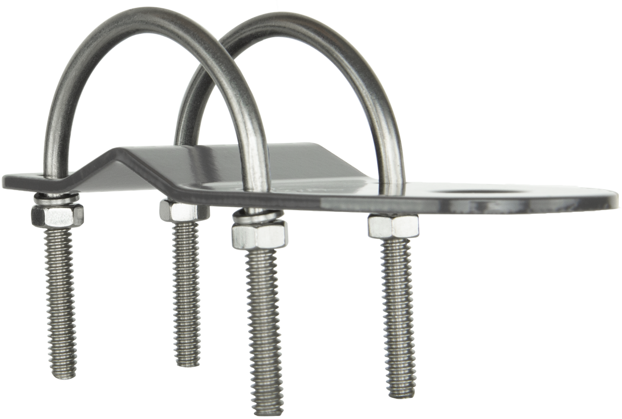 GME 3MM BULL BAR BRACKET WITH "U" BOLTS - STAINLESS STEEL MB408SS
