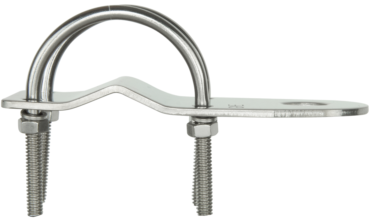 GME 3MM BULL BAR BRACKET WITH "U" BOLTS - STAINLESS STEEL MB408SS