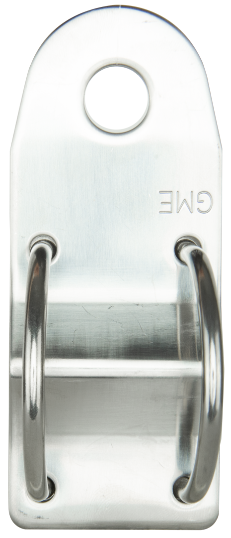 GME 3MM BULL BAR BRACKET WITH "U" BOLTS - STAINLESS STEEL MB408SS