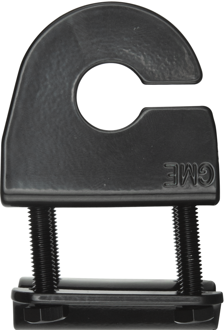 GME 2.5Mm Mirror Mount With Cable Slot - Black - MB411B