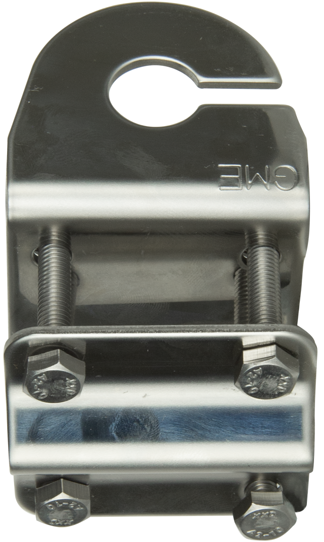 GME 2.5Mm Mirror Mount With Cable Slot - Stainless Steel - - MB411SS