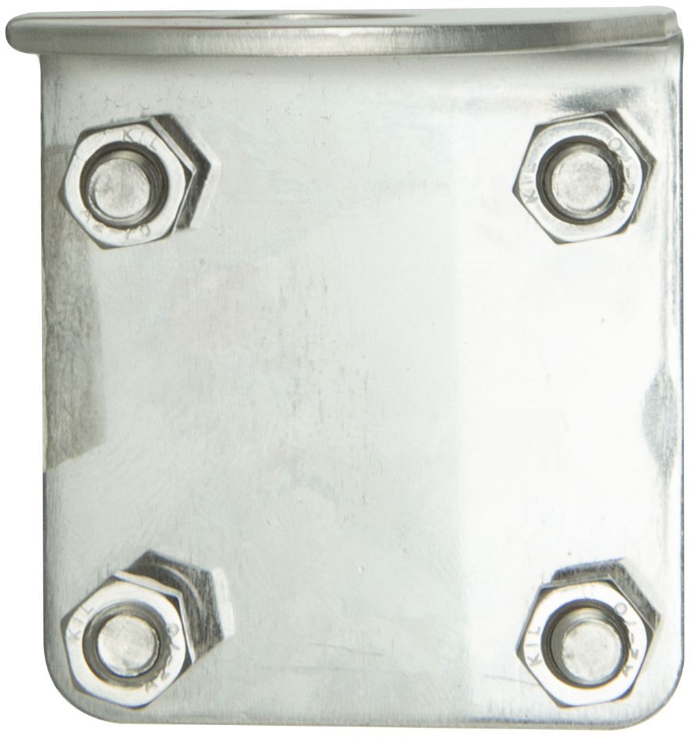 GME 2.5Mm Mirror Mount With Cable Slot - Stainless Steel - - MB411SS