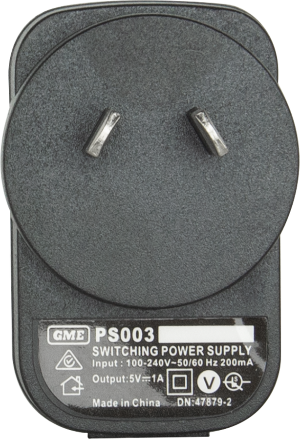 GME AC USB POWER ADAPTER - SUIT TX665 / TX667 / TX675 / TX677 -PS003