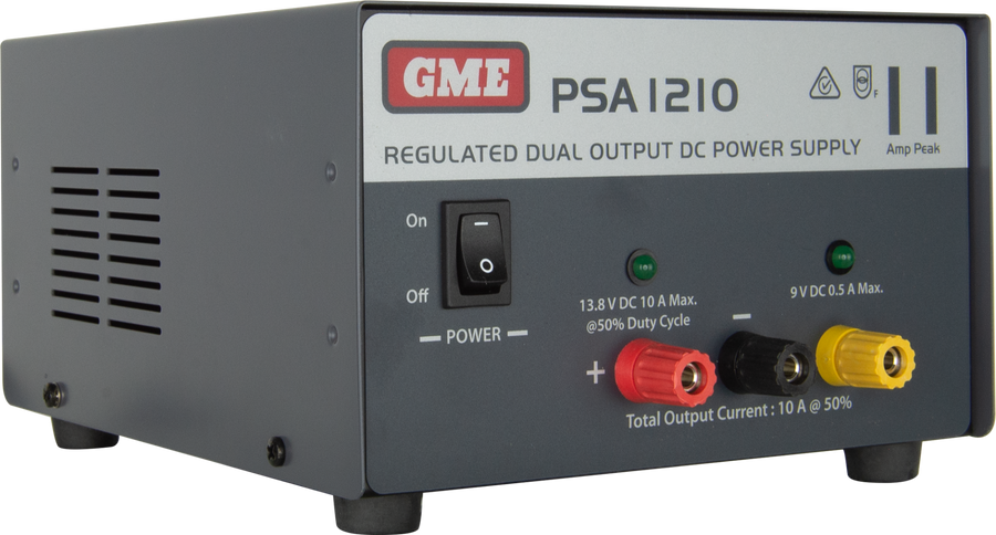 GME REGULATED POWER SUPPLY (11 AMP PEAK) -PSA1210