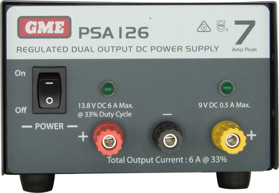 GME REGULATED POWER SUPPLY (7 AMP PEAK) -PSA126