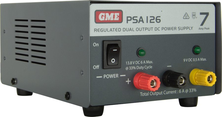 GME REGULATED POWER SUPPLY (7 AMP PEAK) -PSA126