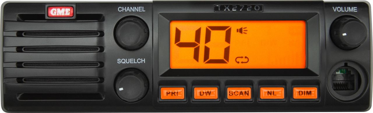 GME 27Mhz Din Mount Cb Radio - TX2720