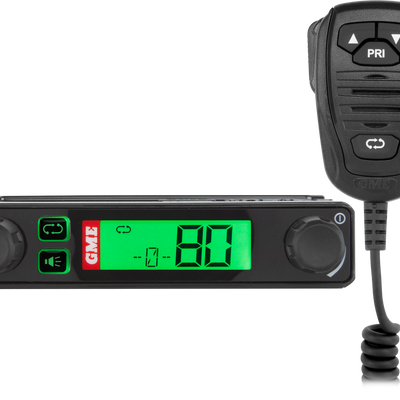 GME 5 Watt Super Compact UHF CB Radio with ScanSuite™ & Speaker Microphone