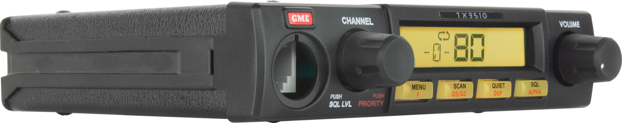 GME 5/1 Watt Uhf Cb Handheld Radio Including Accessories - Twin Pack - Yellow - TX3510S