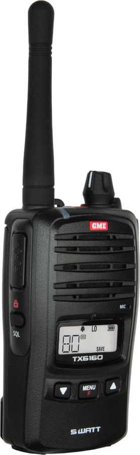 GME 5/1 Watt UHF CB Handheld Radio including Accessories