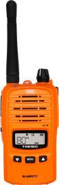 GME 5/1 Watt UHF CB Handheld Radio including Accessories - Twin Pack - Blaze Orange