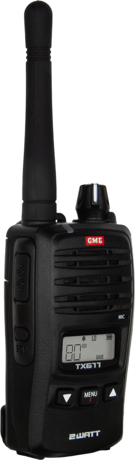 GME 2 Watt UHF CB Handheld Radio - Twin Pack