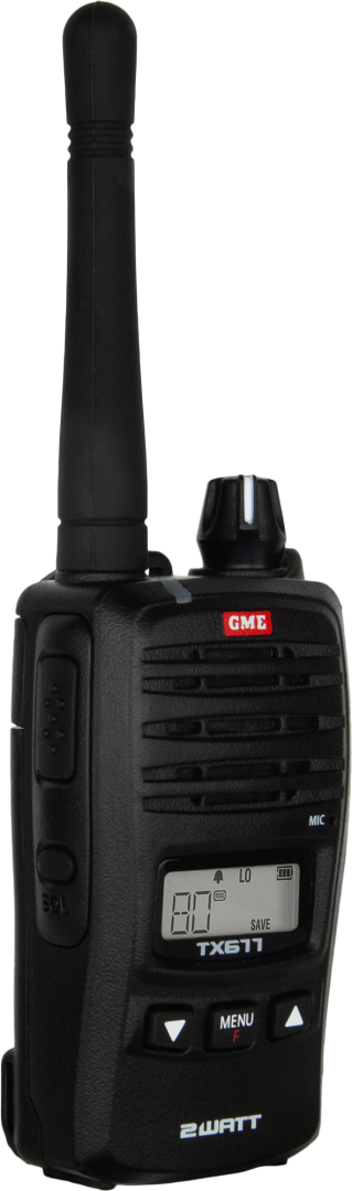 GME 4 Inch Marine Box Speakers Pair - Black -TX677