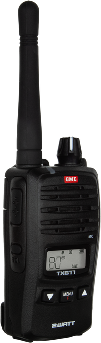 GME 4 Inch Marine Box Speakers Pair - Black -TX677