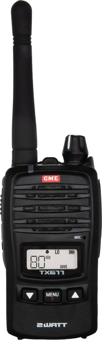 GME 4 Inch Marine Box Speakers Pair - Black -TX677