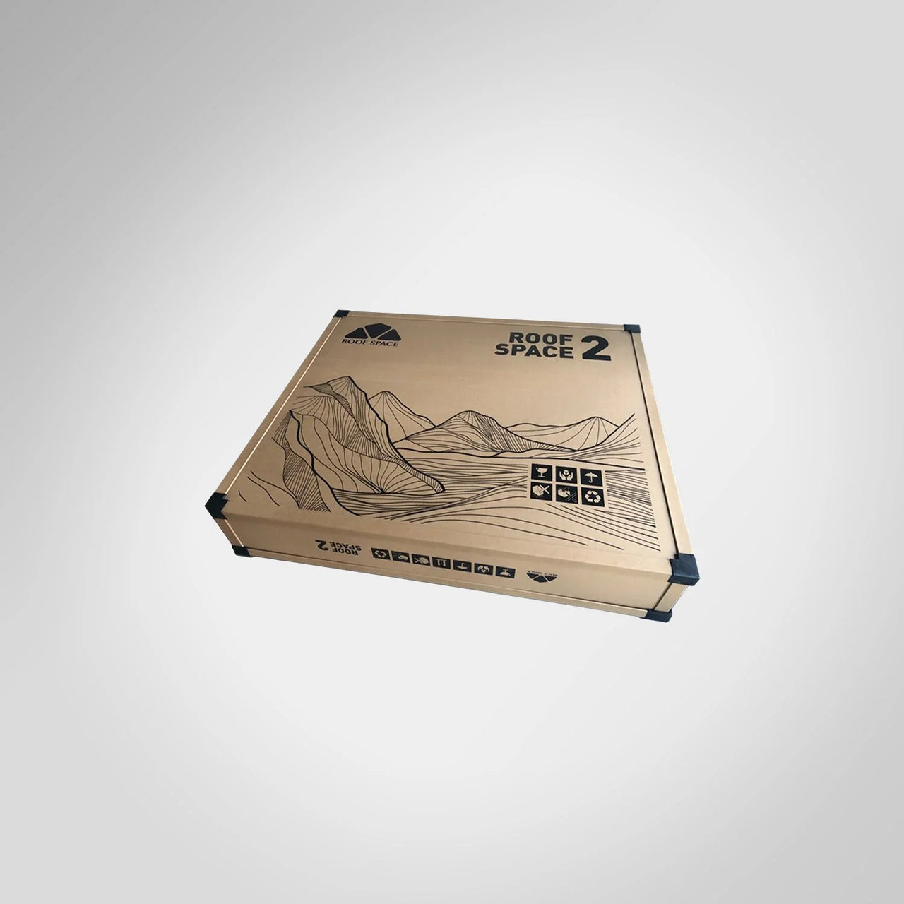 ROOF SPACE 2 (v1)- 67 kg German Engineered Hardshell Rooftop Tent - RSC1M201S2