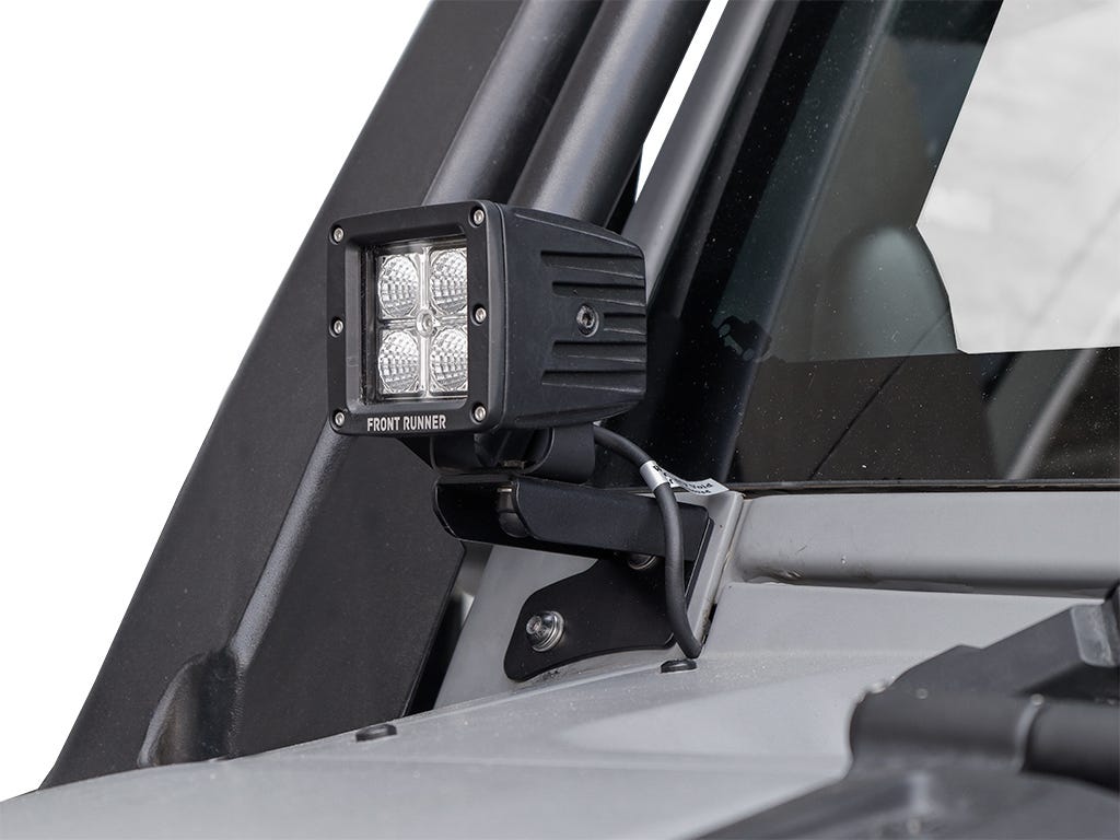 Front Runner Jeep Wrangler JK/JKU Windshield Spot Light Brackets -RRAC014