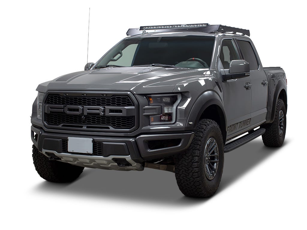 Front Runner Ford F-150 Crew Cab w/ Sunroof (2015-2020) Slimsport Rack 40in Light Bar Wind Fairing -RRAC194
