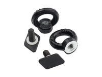 Front Runner Black Tie Down Rings / Eye Bolts for Tracks RRAC221