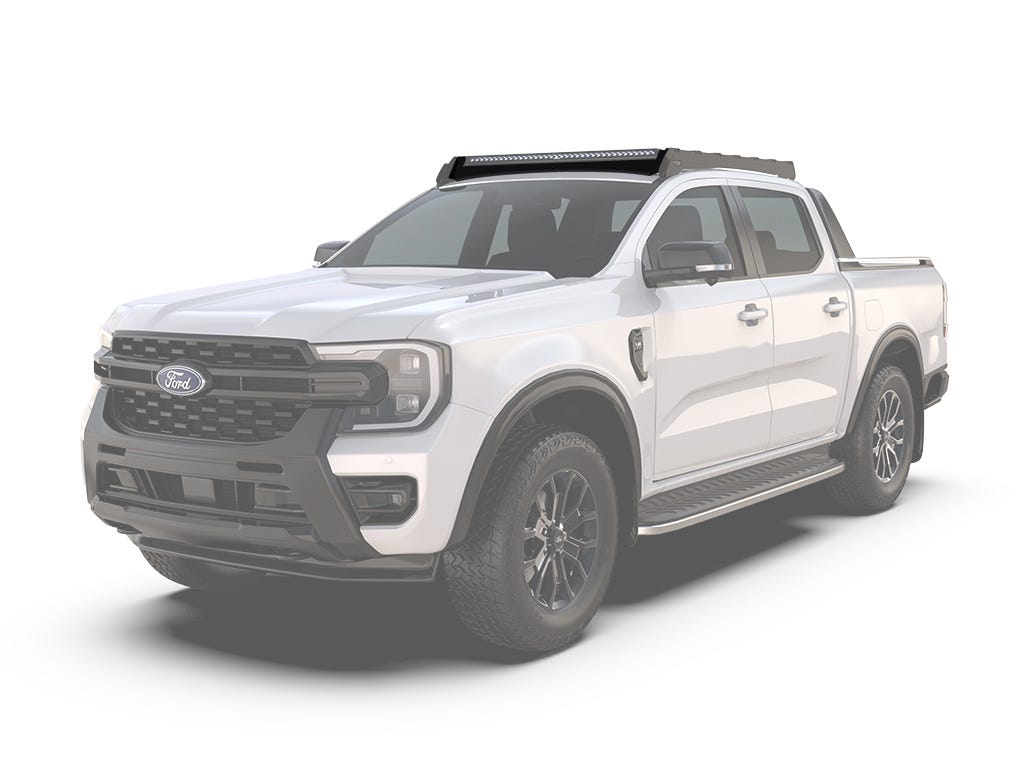 Front Runner Ford Ranger T6.2 (2022-Current)/Volkswagen Amarok (2023-Current) Double Cab Slimsport Rack 40in Light Bar Wind Fairing -RRAC312