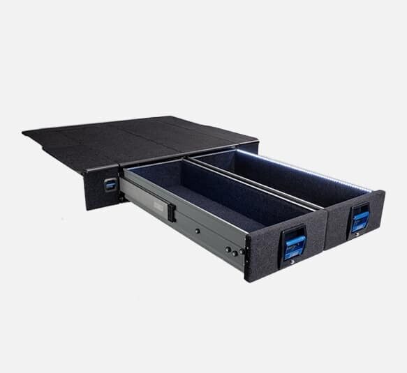 MSA 4X4 AMAROK AD BLUE DOUBLE STORAGE DRAWER SYSTEM